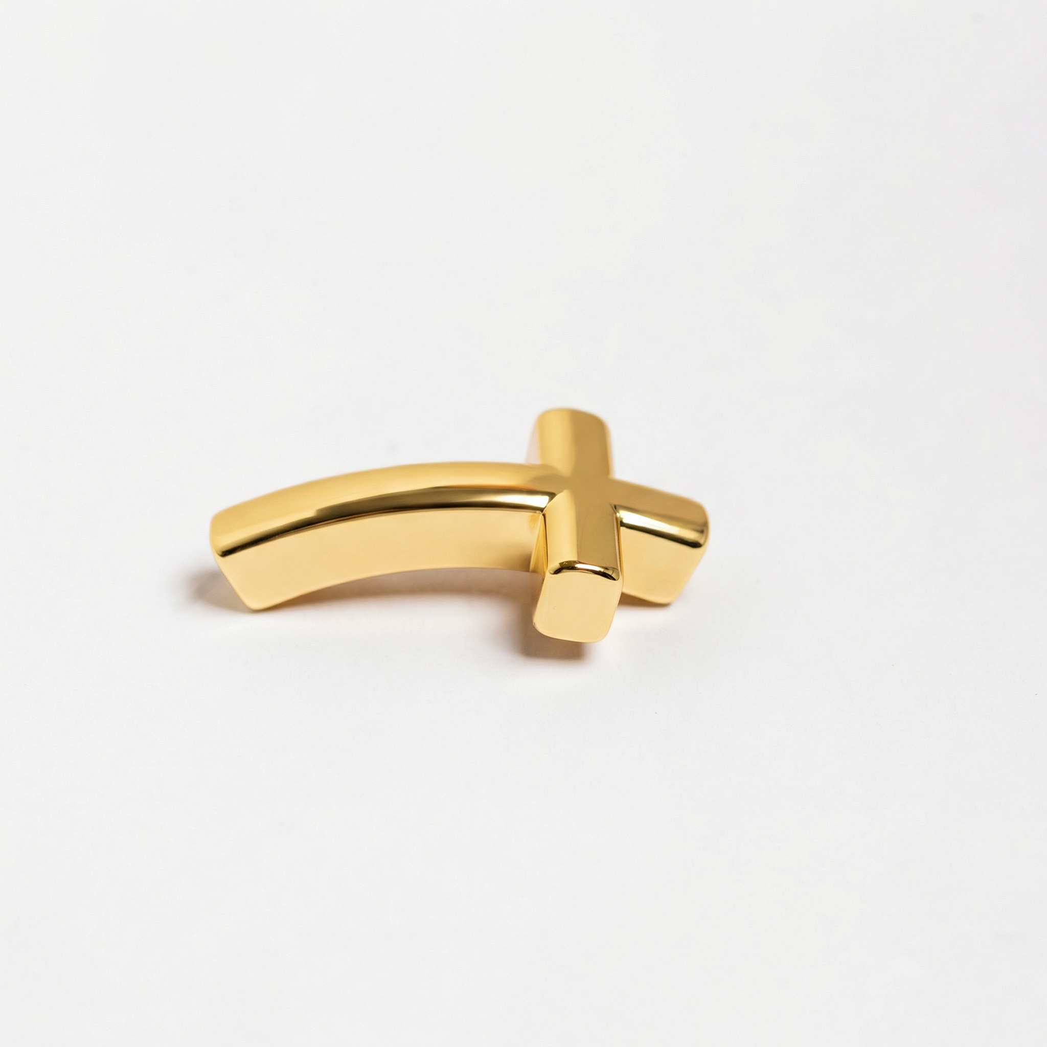 21958 Gold Cross Slide Pendant